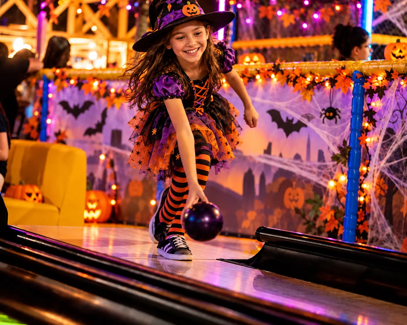 Illustration d’un enfant au bowling