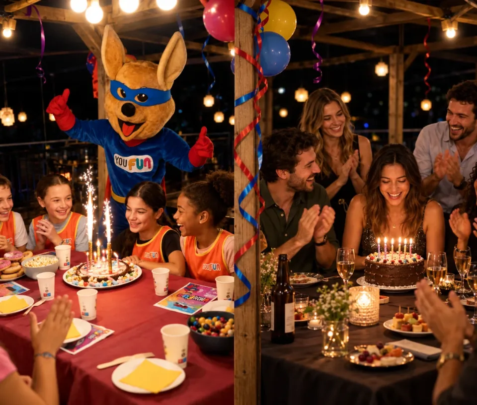 Organisation d'anniversaire pour adultes comme enfants