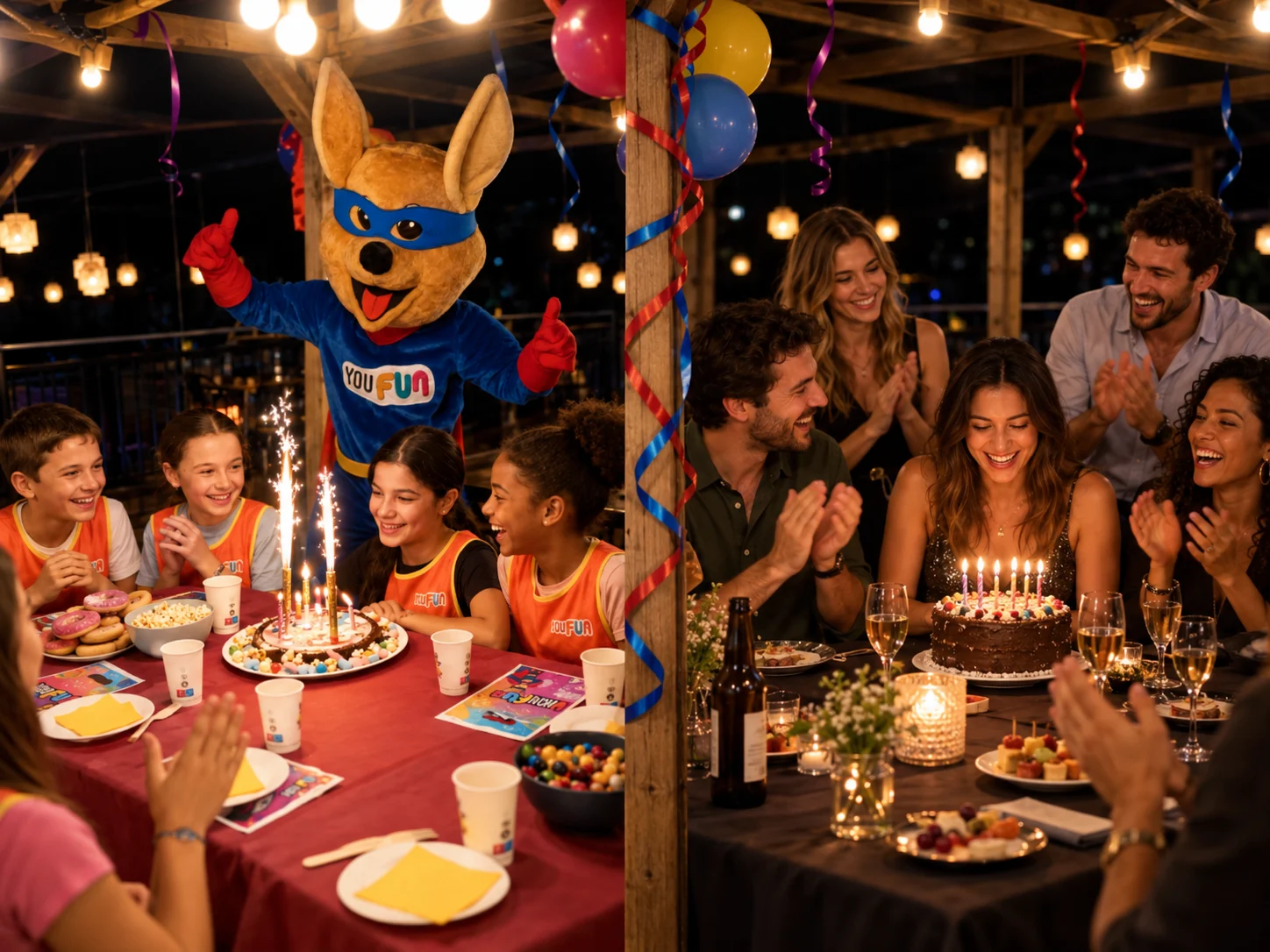 Organisation d'anniversaire pour adultes comme enfants